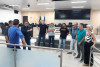 Helder do Táxi recebe deputado estadual Itamar Borges na Câmara de Limeira