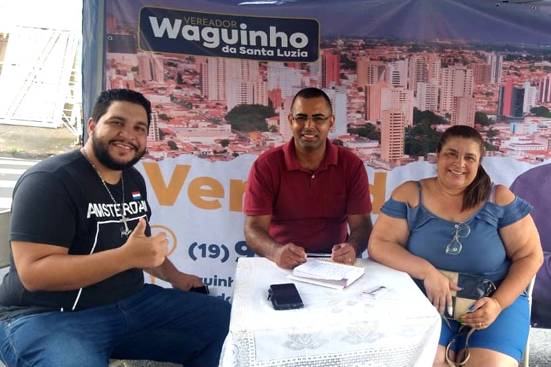 Waguinho da Santa Luzia realiza ação “Vereador na Rua”