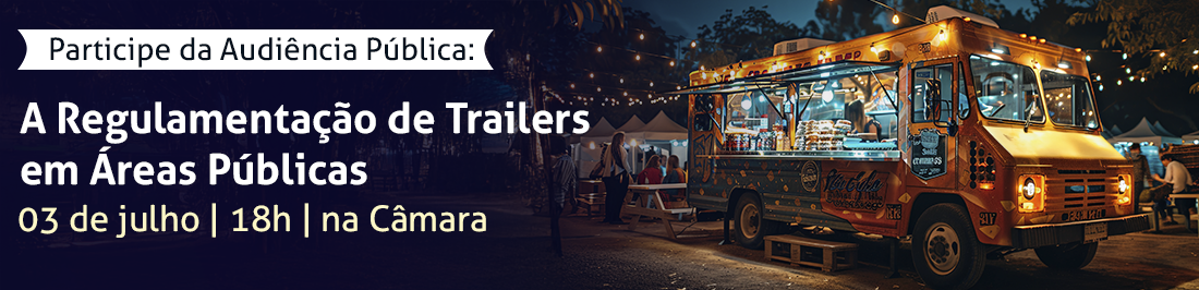 AP trailers em áreas públicas