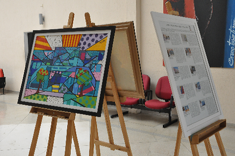 Exposição traz obras de alunos da Etec Trajano Camargo