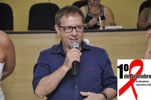 Luta contra a AIDS: Dezembro Vermelho é sugerido por Farid na Câmara