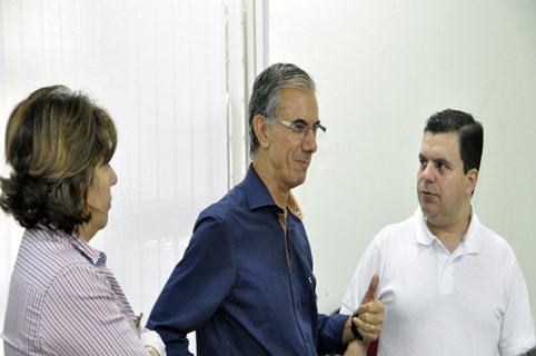 Dra. Mayra Costa recebe deputado estadual Davi Zaia