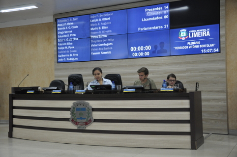 Vereadores juniores realizam sessão ordinária