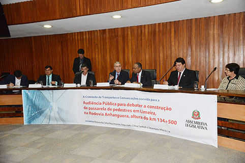 Vereadores de Limeira acompanham audiência pública na Alesp