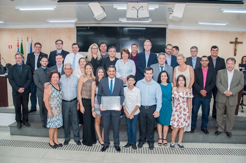 Maurício Miranda de Queiroz recebe Título de Cidadão Limeirense