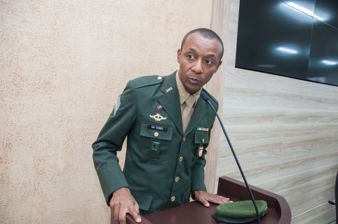 Sargento Daniel Fontoura se despede em discurso na Câmara