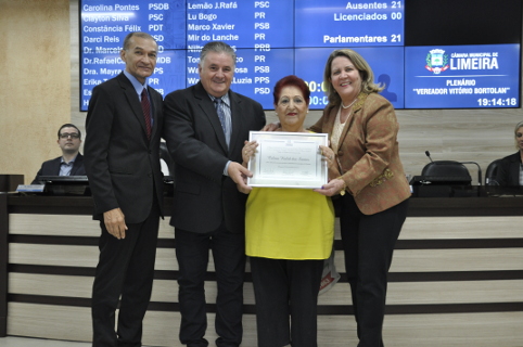 Celina Kalid é cidadã limeirense
