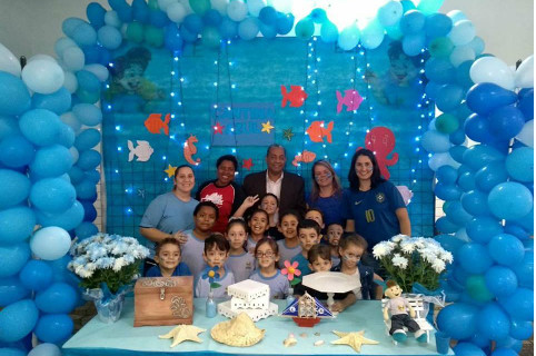 Jorge de Freitas prestigia Gincana das Cores na Escola Adventista