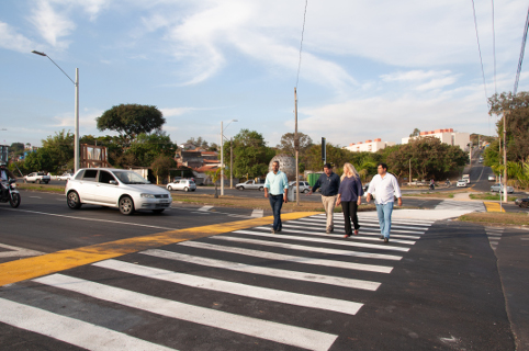 Comissão visita obras de redutores de velocidade no Anel Viário