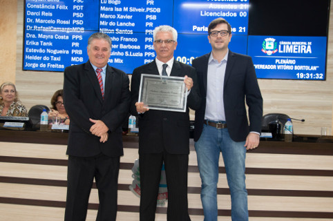 Antônio Catóia é o novo cidadão limeirense