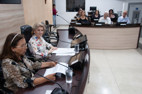 Vereadores da terceira idade realizam sessão ordinária