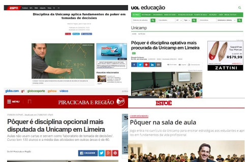 Zé da Mix homenageia professor que usa pôquer para ensinar estratégia na Unicamp