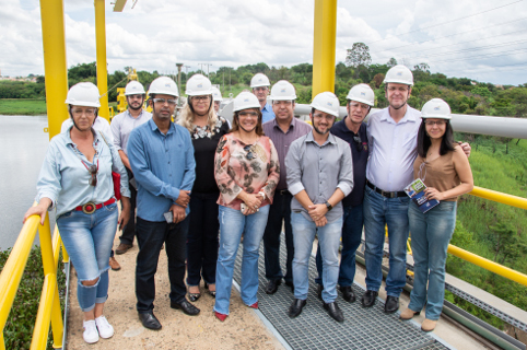 Vereadores conferem condição da barragem Salto Grande