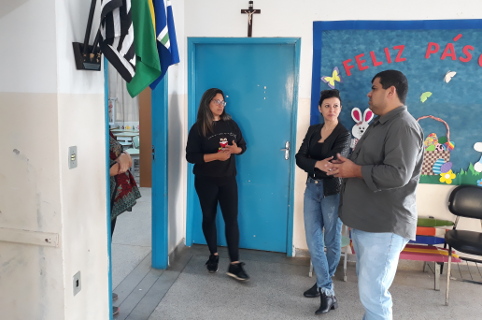 Clayton Silva visita escolas da Zona Rural