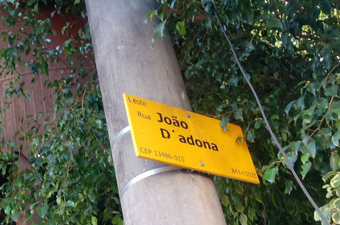 Trecho da rua João Dadona terá sentido único a partir de 11 de junho