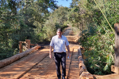 Após pedido de Helder do Táxi, Executivo repara ponte na LIM-318
