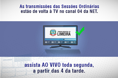 Transmissão das sessões na TV é retomada