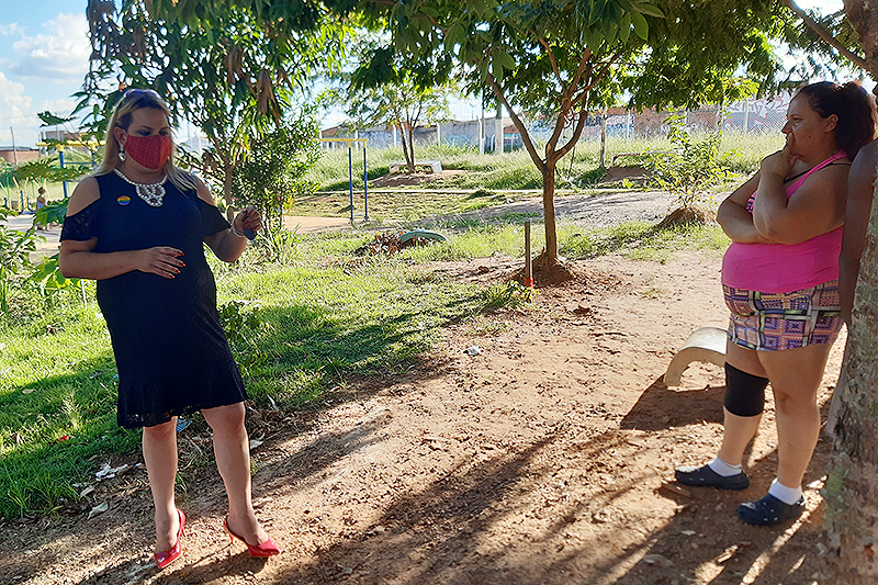 Vereadora Isabelly Carvalho faz vistoria no bairro Ernesto Kühl