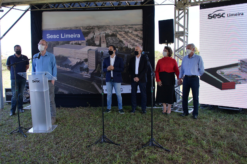 Câmara participa de ato simbólico de início das obras do Sesc Limeira