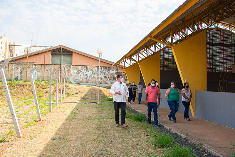 Comissão de Obras visita Escola Profa. Maria Madalena, do Santina