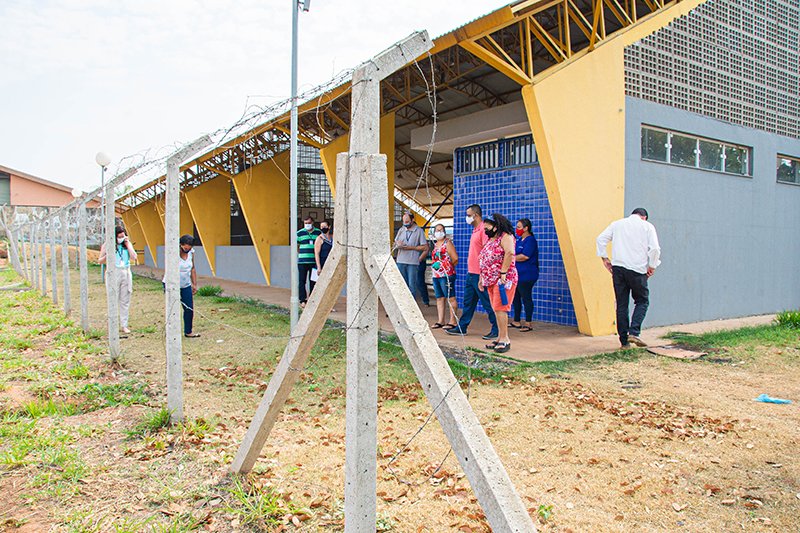 Comissão de Obras visita Escola Profa. Maria Madalena, do Santina
