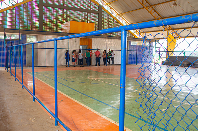 Comissão de Obras visita Escola Profa. Maria Madalena, do Santina