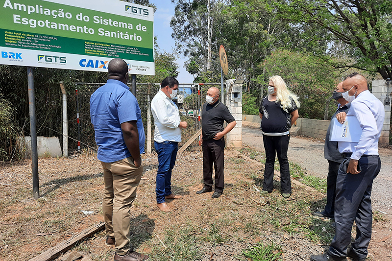 Comissão de Assuntos Relevantes visita área de estação de tratamento de esgoto