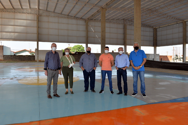 Complexo Esportivo do Jardim Ipanema também fez parte do itinerário