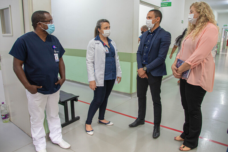 Colegiado foi recebido pela coordenadora da UPA, Sônia Aparecida Alves