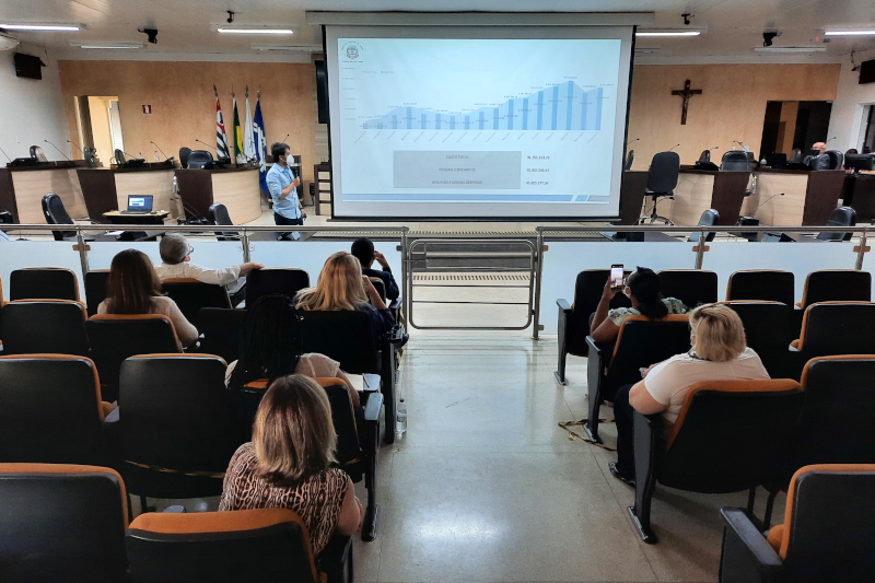 Diretor de Gestão Administrativa, Hugo Luz, apresenta custos