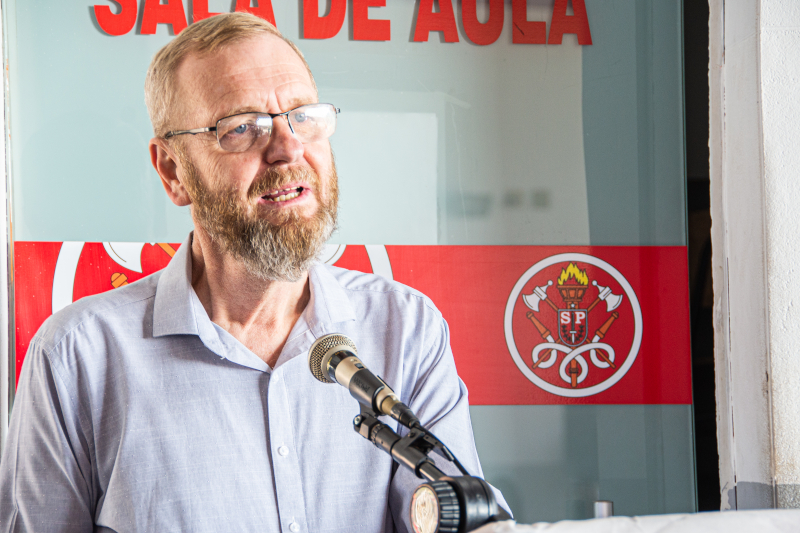 Presidente Sidney Pascotto discursou em nome da Câmara