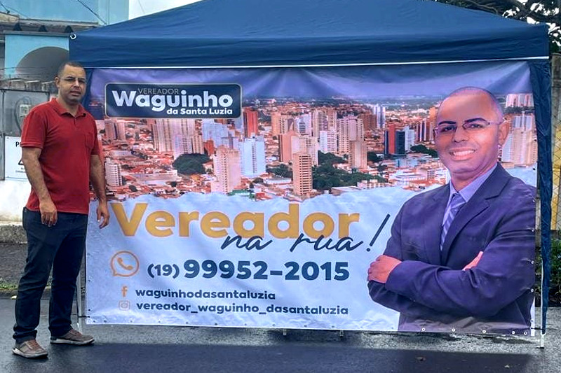 Waguinho da Santa Luzia realiza ação “Vereador na Rua”