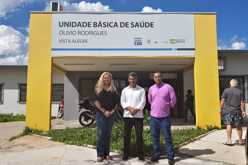 Comissão de Obras da Câmara de Limeira vistoria UBS do Jardim Vista Alegre