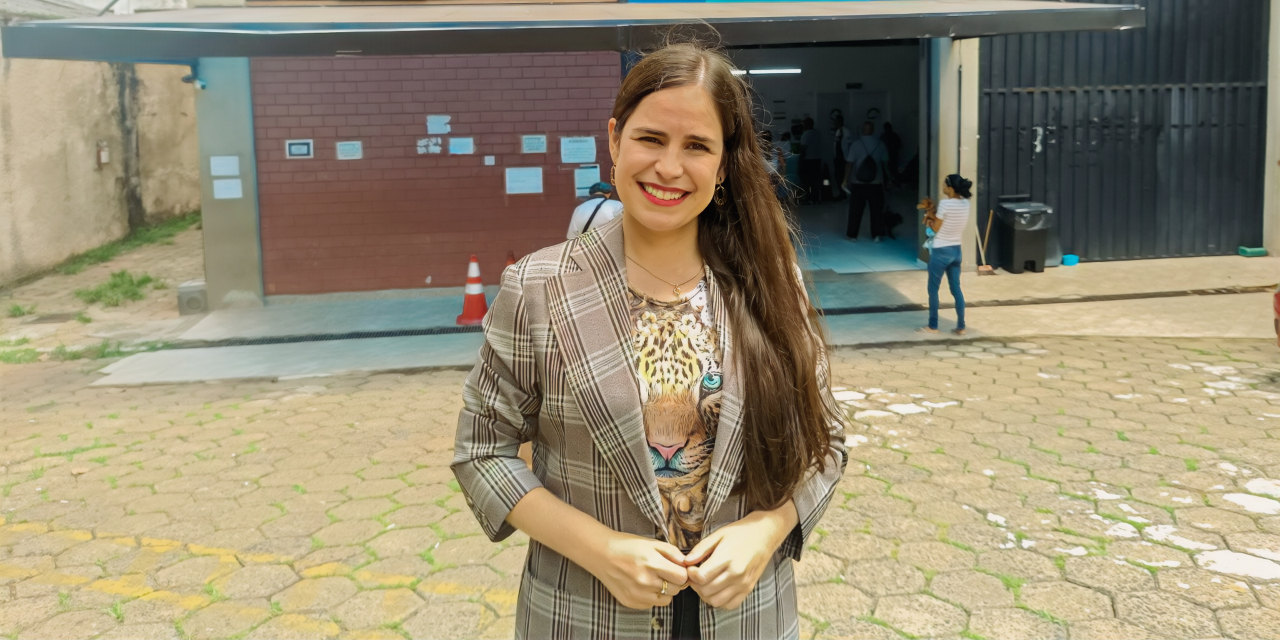 Tatiane Lopes visita Hospital Público Veterinário da cidade de São Paulo