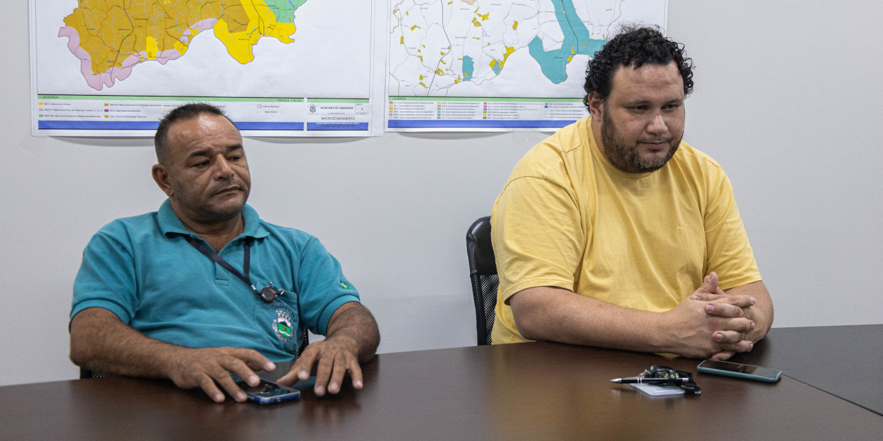 Participaram da visita os servidores Luciano Aparecido Martins, coordenador da Comunicação da Câmara de Monte Mor, e Willian Freire dos Santos, de TI