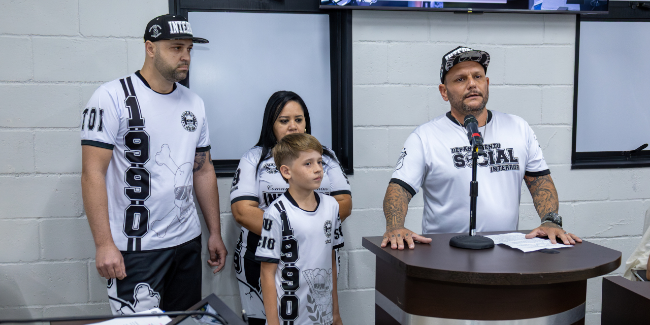 Vice-presidente Laerte Junior Ferreira - 35 anos de fundação da Torcida Organizada Interror