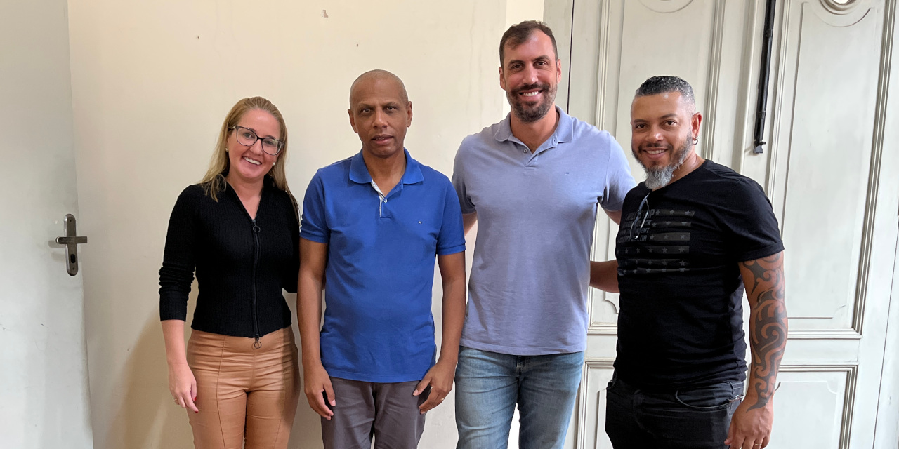 Guilherme Guido, representantes da Song Produções e artistas limeirenses buscam apoio à cultura local