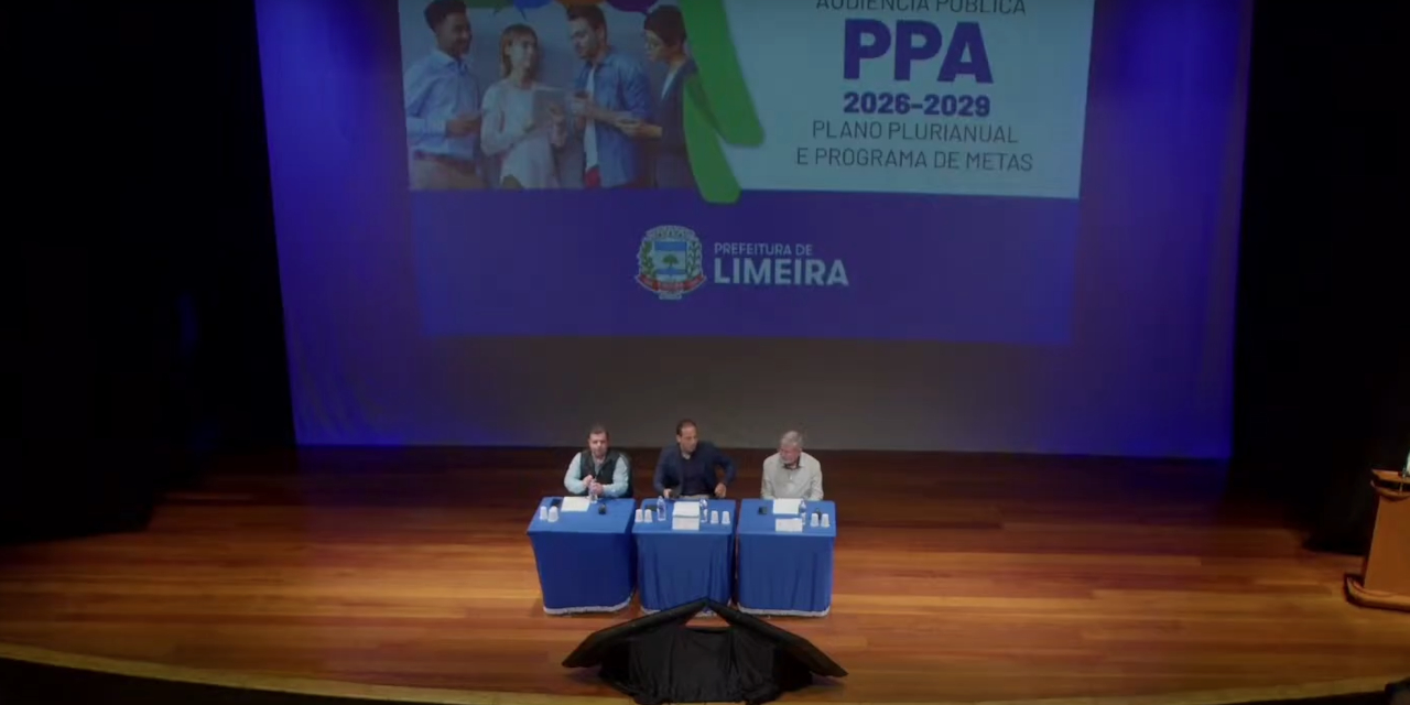 Nilton Santos participa da apresentação do Programa de Metas 2026–2029