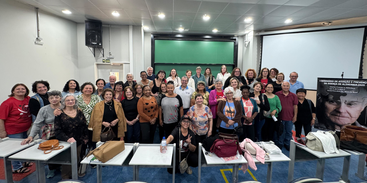 Além da palestra, público participou de dinâmica que abordou o envelhecimento e o declínio cognitivo