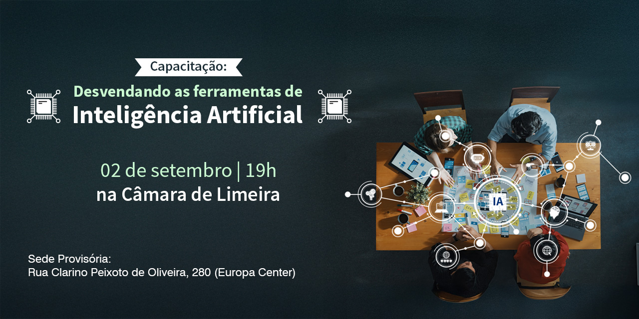 Câmara Municipal de Limeira promove curso sobre Inteligência Artificial