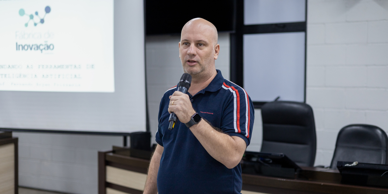 A atividade foi ministrada por Fernando Bryan Frizzarin