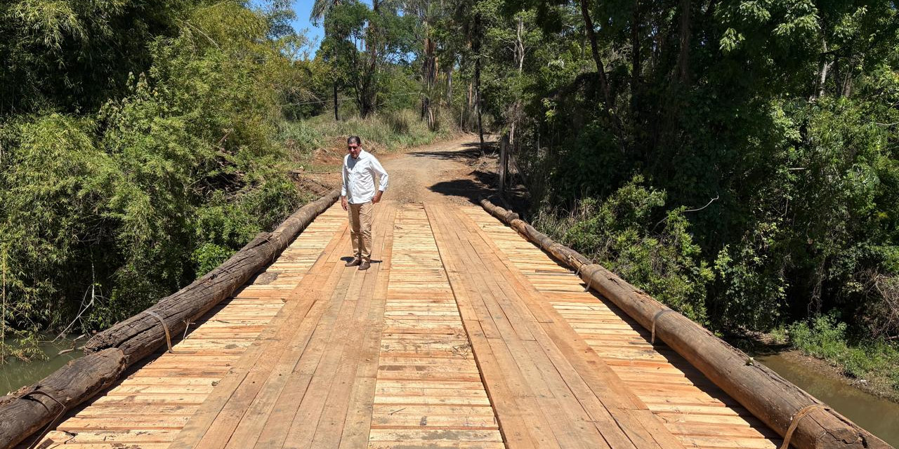 Helder do Táxi retoma vistorias em pontes da área rural de Limeira