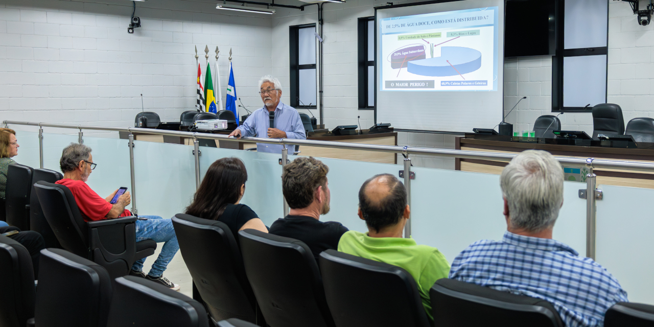 Câmara realiza primeiro dia de curso sobre “Água e Futuro - Gestão de Recursos Hídricos”