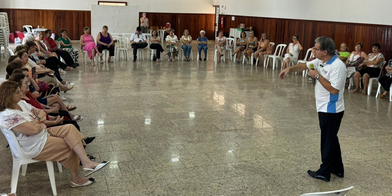 Vereador promoveu palestra para grupo de Terceira Idade do Centro do Professorado Paulista