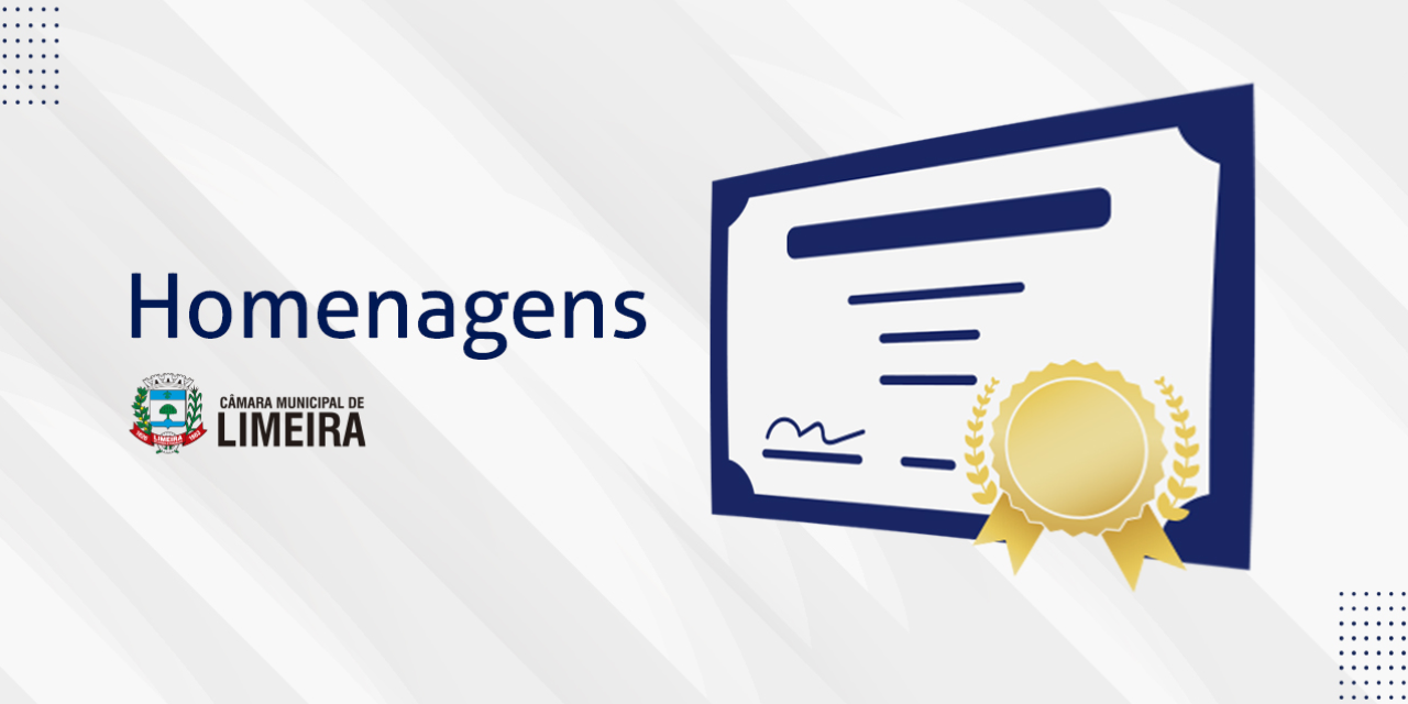 Aprovados projetos de Título de Cidadão Limeirense para Luciana Fernandes, Rosângela Souza, Claudiomar Nascimento e Enderson Rodrigues