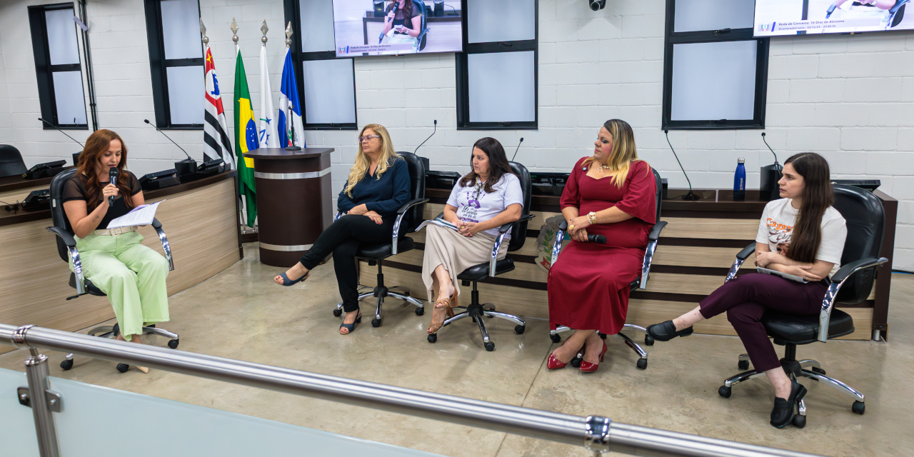 Câmara realiza roda de conversa dos 16 Dias de Ativismo pelo Fim da Violência contra as Mulheres