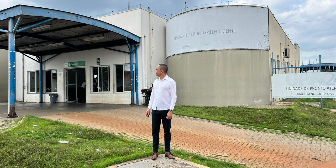 Everton Ferreira vistoria UPA do Abílio Pedro e solicita melhorias estruturais e de manutenção