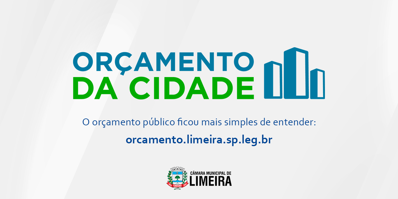 Câmara lança portal que permite cidadão acompanhar o orçamento público de Limeira 