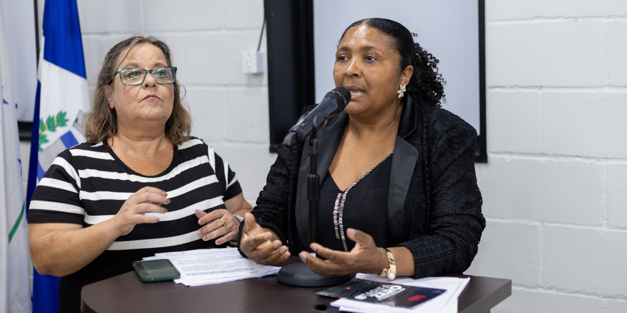 Eunice Lopes e Erika Monteiro