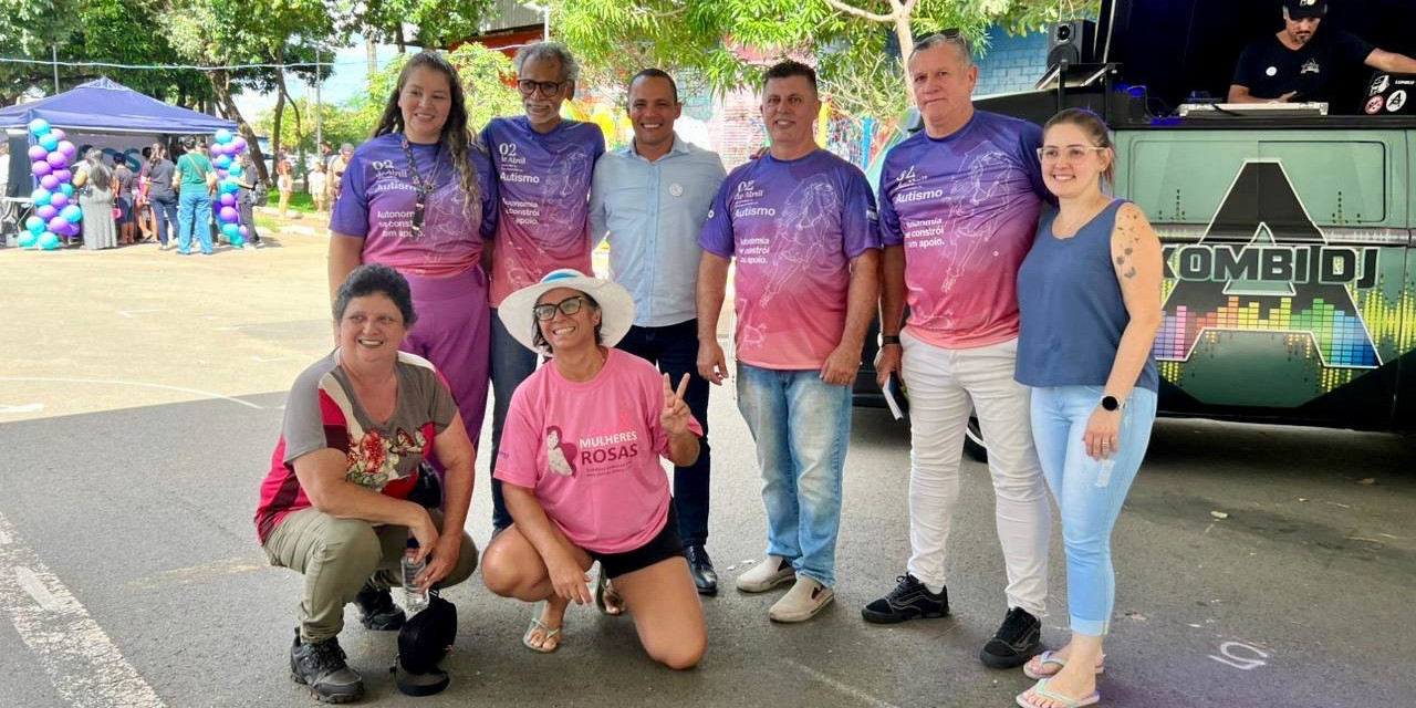 Everton Ferreira participa de evento de conscientização sobre o autismo em Limeira